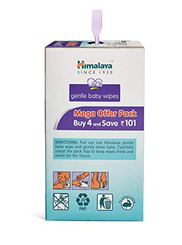 Image of Himalaya Baby Shampoo (400 ml) & Himalaya Gentle Baby Wipes Mega Offer Pack (4N x 72's) Save Rs.101 /-