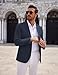 COOFANDY Men Stretch Knitted Blazer Jacket Slim Fit Fashion Wedding Sport Coats