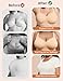 Vertvie Jelly Bras for Women Plus Size Minimizer Soft Wireless Push Up Bra Full Supportive Older Lift Back Coverage Bralette(Skin,40B)