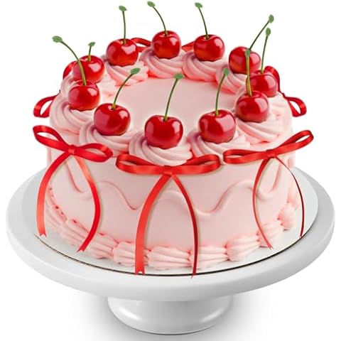 Chunful Cherry Cake Decorations with Bows Cover