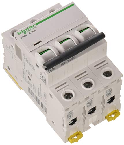 Preisvergleich Produktbild Schneider A9F95316 Leitungsschutzschalter iC60L, 3P, 16A, K-Charakteristik, 25kA