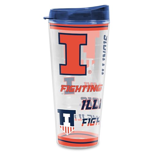 Image of Rico Industries NCAA College Double Wall Mayhem 16oz Or 20oz Tritan Tumbler W Lid