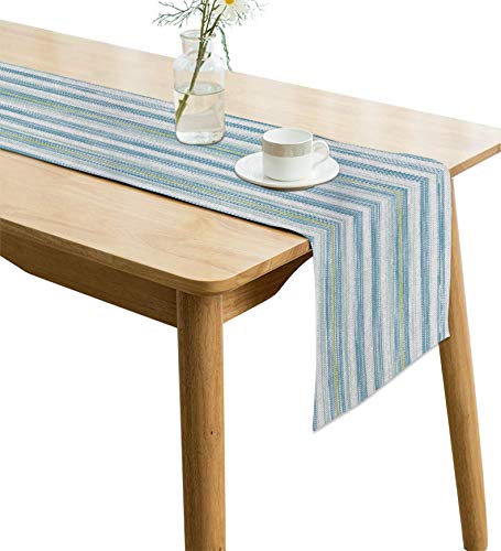 Image of Handmade Jute Table Runner, 12 x 60 Inches for 4 Seater, Heat Resistant & Non-Slip, Natural Rustic Farmhouse Decor, for Dining, Coffee & Centre Table, AATR0004