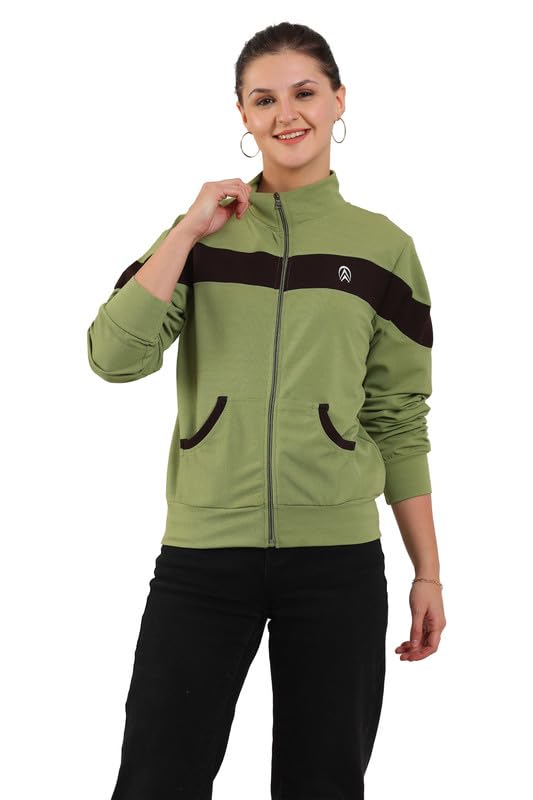 Image of Jhoomantroo Women's Atheletic Gym Running Sports TrackJacket | Regular Casual Fit | TrackJacket for Girls & Women
