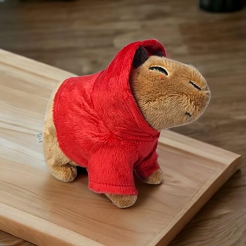 Brinquedos De Pelucia Capivara Fofa Filó C/Capuz Vermelho