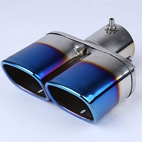 Tuyau d'échappement carré pour personnalisation auto - Silencieux 63mm