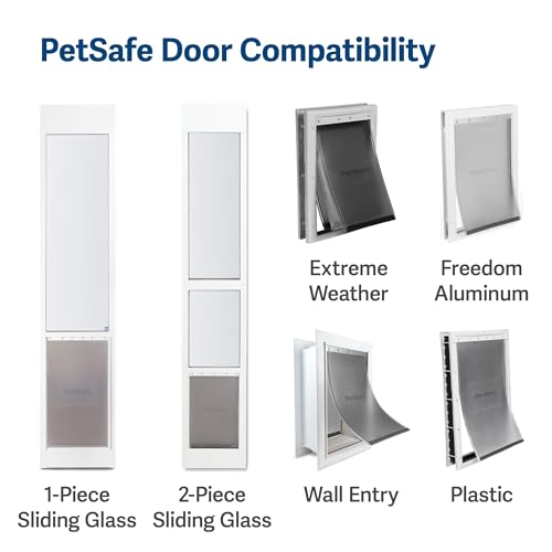 PetSafe Ersatzklappe für Staywell 640 Large, 10 1/8 "x 15 3/4", PAC11-11039, getöntes Vinyl, magnetisch