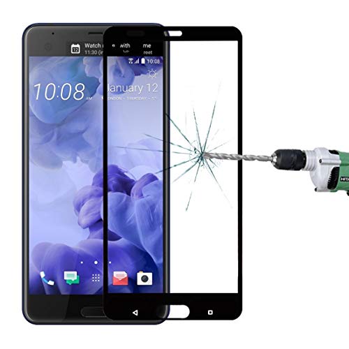 ZAORUN Película protectora de pantalla Compatible for HTC U Ultra 0.3mm 9H Dureza superficial 2.5D Pantalla de seda curvada Pantalla completa Protector de pantalla de vidrio templado Accesorios Compat