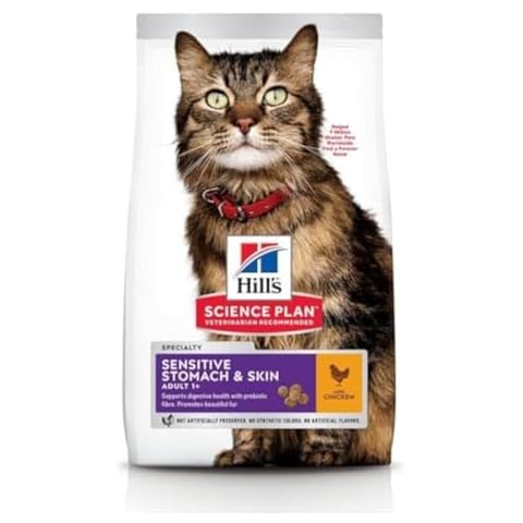 Hill's Sensitive Stomach/Skin Dry Cat Food 7kg Cover
