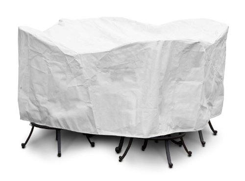 Koverroos Dupont Tyvek 25251 Large Bar Set Cover With Umbrella Hole, 84-Inch Diameter By 40-Inch Height, White #TOP7