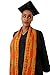 Dupsie's Kente African Print Stole/Sash -Made in Africa Perfect for Graduation Celebrations, Events, and Cultural shows, Choir, Clergy, Church, Schools and more
