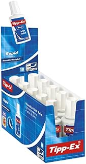 Tipp-Ex Rapid Correction Fluid - 20 ml, Box of 10,white