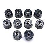 Treely 10Pcs 21x17x12mm Rubber Feet for Guitar Amplifier Cabinet Air Compressor
