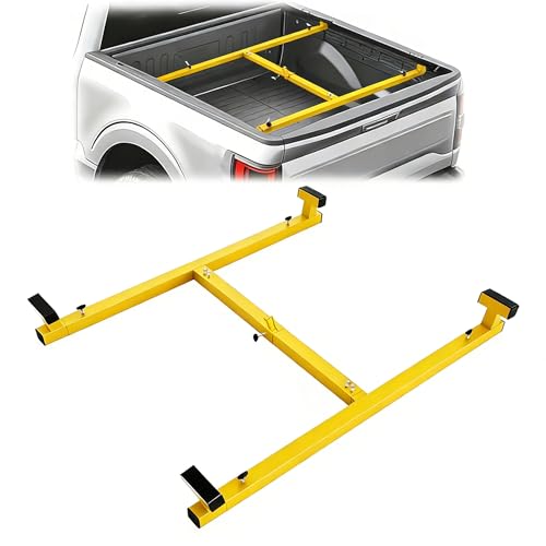 GarveeTech Truck Bed Lifter Box for Pickups Trucks Heavy-Duty Truck Bed Lift Support 800 LBS Weight Capacity and Capacity Works On Beds Yellow