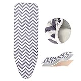 【Hitzebeständig】 - Die mit Bügelbrett gepolsterte Oberfläche hält hohen Temperaturen stand. Dieses wärmereflektierende Baumwollkissen gibt Ihnen ein weiches Gefühl und genügend Sicherheit, ohne Ihre Kleidung zu beeinträchtigen und besser bügeln.