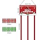 Weihnachtskarten-Halter, Hölzerne Frohe Weihnachtswand-Hänge-Wanda Ublage mit 40 Foto Clips, Wanda Ubhang-Anzeigetafel, für Weihnachtsparty-Wand