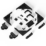 Feeloco Sliding Gate Kit,Heavy Duty Slide Gate Hardware Kit for Wooden Fence,Deck Gate Outdoor with Latch,Sliding Baby Gate with Latch,Fence Kit for Outdoor/Pet/Deck/Driveway Gate