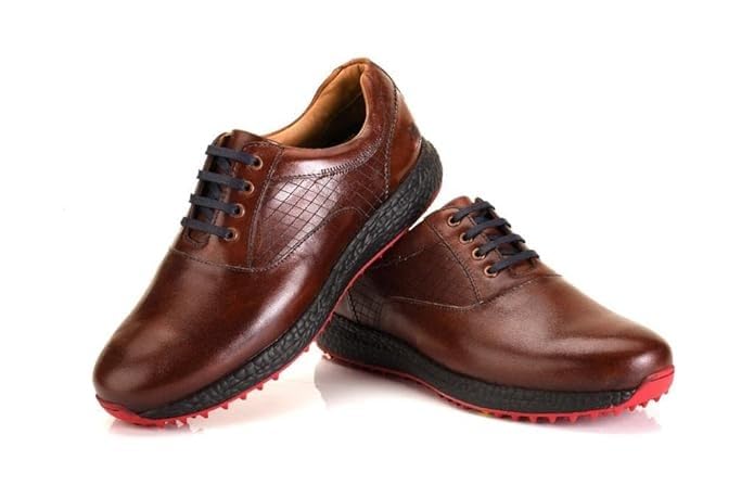 Image of Men's Proffessional Leather Golf Shoes | Lace-Up | Waterproof | Comfortable | Breathable