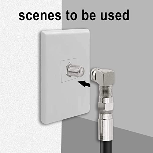 Conector coaxial en ángulo de 90°, pack 12 unidades miniatura 3