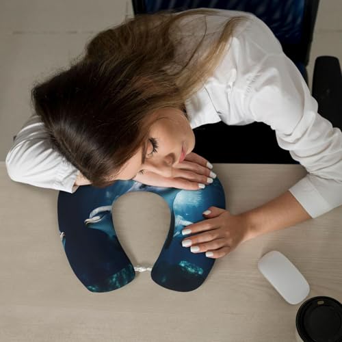 Almohada de Viaje con Estampado de Delfín miniatura 7