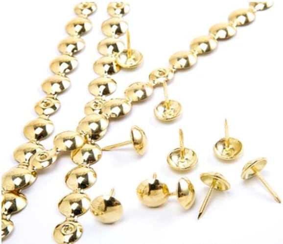 20Meter Upholstery Nail Tack Strips 11mm Bronze Decorative Furniture Nail Trims Tapes, Upholstery Tacks Sofa Bedside Black Tap - (Color: 20M Gold)