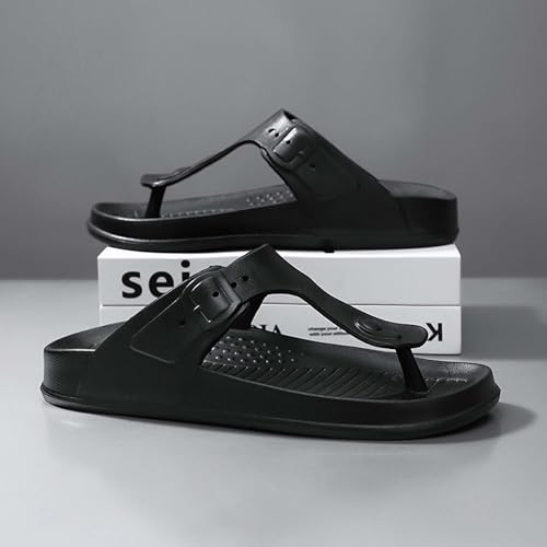 Summer men's comfortable and lightweight beach sandals, quick drying flip flops2