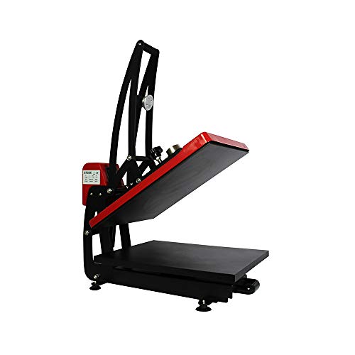 Us Stock Calca 110V 16" X 20" Auto Open T-Shirt Heat Press Machine Slide Out Vertical Version Heat Printing Presses Transfer Machine For T Shirts Bags Mouth Pads Rock Photos #TOP2