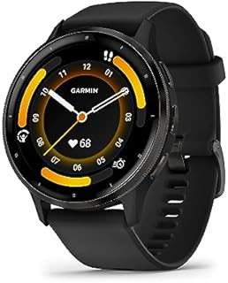 Garmin Venu 3 – GPS-Fitness-Smartwatch mit Bluetooth Telefonie und Sprachassistenz, Ultrascharfes 1,3 Zoll/ 1,1 Zoll AMOLED-Touchdisplay, Fitnessfunktionen, Garmin Music, Garmin Pay und Rollstuhlmodus