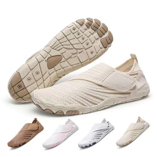Image of Voya Barefoot Shoes for Women Men Breathable & Non-Slip Wide Toe Water Shoes for Walking,Running&Swimming，2026 new Adjustable Slip On Hike Athletic Sandals