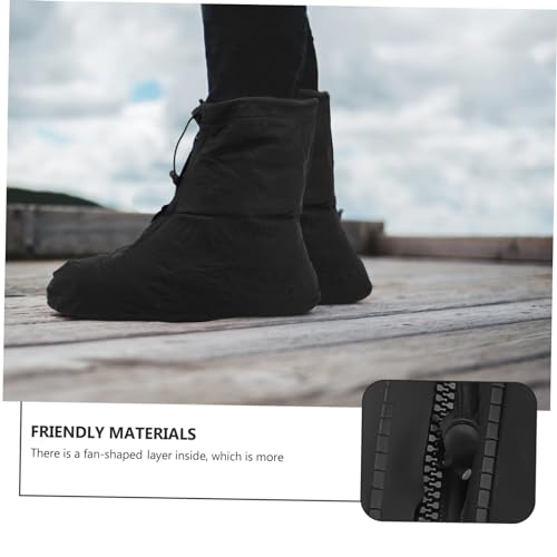 Cubiertas impermeables para calzado para actividades al aire libre, cubrebotas antideslizantes para lluvia para hombres y mujeres, sobrecubiertas protectoras resistentes para ciclismo, acampada y viajes miniatura 5