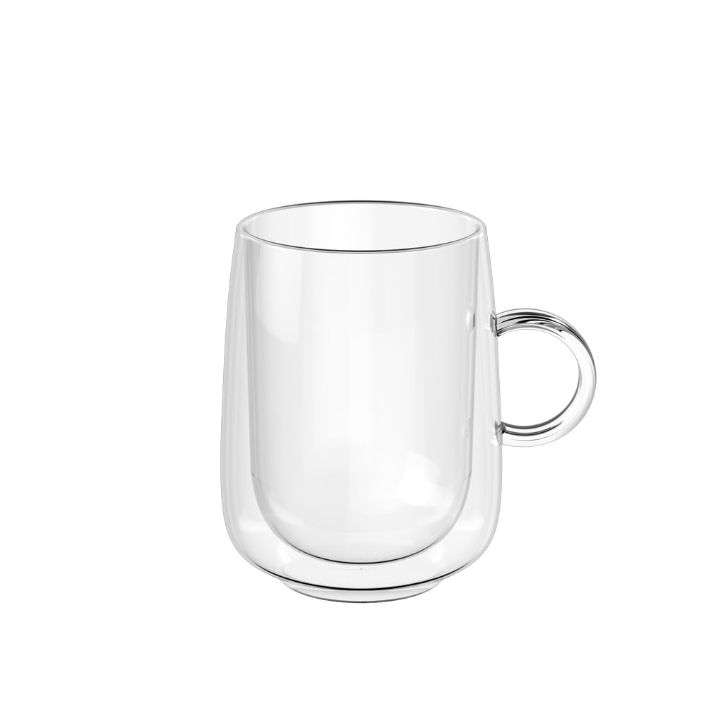 Villeroy & Boch – Artesano Hot&Cold Beverages vaso latte macchiato grande, set de 2 vasos de doble pared, bebidas frías y calientes, vidrio borosilicato, apto para lavavajillas, apto para microondas