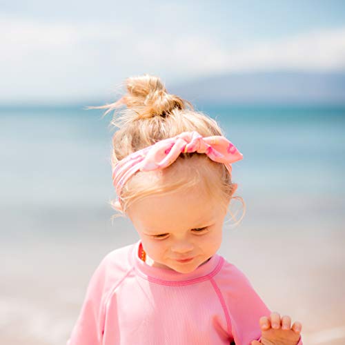 Green Sprouts Baby Girls' Swim & Sun Headband, Hot Pink, 3Mo+ #TOP2