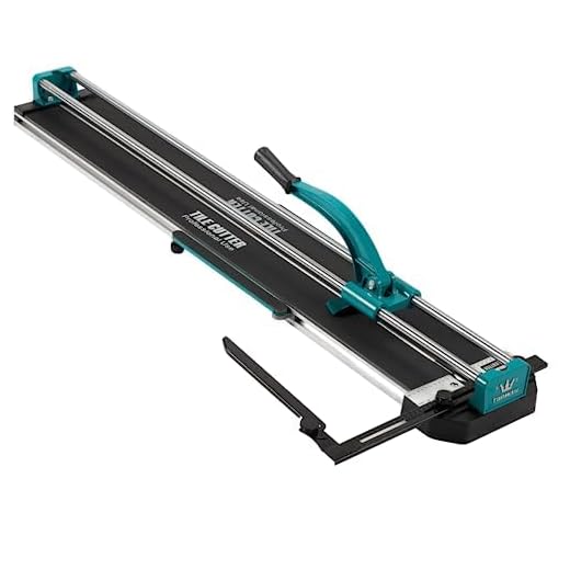 ZELCAN Fliesenschneider Profi Manuelle Fliesenschneidmaschine Fliesenschneidermaschine Fliesen Maschine Schnittlänge Einstellbare Laserführung für Preciser Fliesen Schneiden (1200MM)