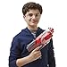NERF Elite Disrupter Blaster - 6-Dart Rotating Drum, Slam Fire, Translucent Red (Amazon Exclusive)