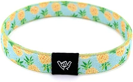 Hang Loose Bands-comfy beach, friendship bracelets are boho chic-wristband bracelet for women, men and teens. (Bikini Bottom, Small 6.5" length (most common fitting size)