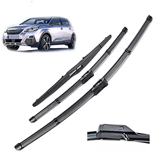 Kit essuie-glace avant arrière Peugeot 3008 Mk2 2017 2018 2019 2020