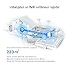 TP-Link Deco WiFi 6 Mesh AX3000Mbps Outdoor Routeur Deco X50-Outdoor, Couverture de 230㎡, Étanche IP65, Idéal pour Les scènes extérieures comme Le Jardin et la Piscine, Fonctionne avec Tous Les Deco
