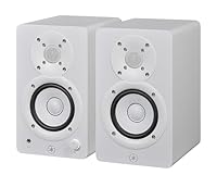 Yamaha HS3 W Compact 2-Way Powered 3.5-Inch Studio Monitor Speakers, White (Pair)