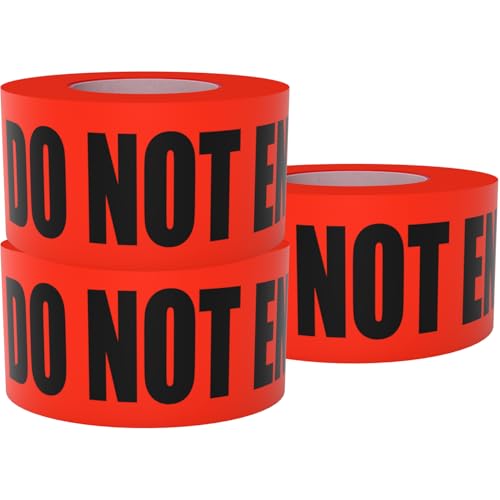 Danger Do Not Enter Tape 3 Pack 3 inch X