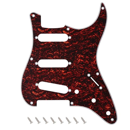 Banworks 8-Hole 50s Reissue Vintage ST SSS Pickguard 4-Ply Guitar Pickguard
