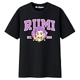 ruminanti nordici Maglietta di RUMI MAGLIERIA CONFORTI Maglietta di Rumi Maglia t-Shirt Bambina Cartoon (IT, età, 9 Anni, 11 Anni, Regular, Nero)