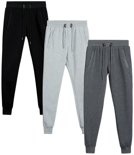 Galaxy by Harvic Womens Jogger Pants - 3 Pack Moisture