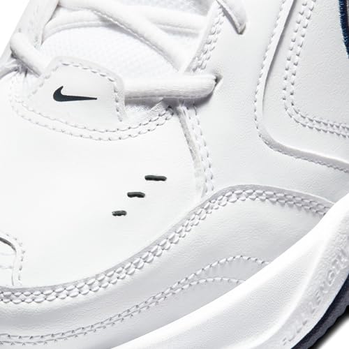Nike Tênis masculino Air Monarch IV Cross Trainer, Branco/prata metálica., 7.5