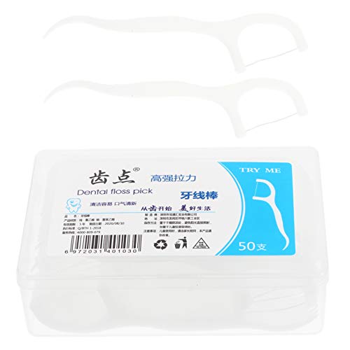 ARTIBETTER Fio Dental 300Pcs Escolhe Ferramentas de Limpeza de Dentes Descartáveis â€‹â€‹Em Bastão d