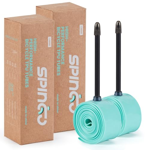 2-Pack/ 4-Pack SPINGO TPU Inner Tube 700C x 23C-32C with 48mm/ 60mm/ 80mm Presta...