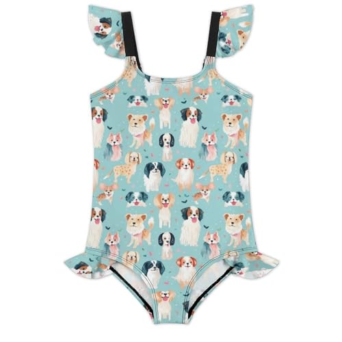 Image of Girls One Piece Swimsuit Swimwear Bathing Suits 3-12 Years