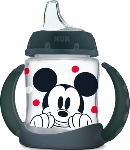 Image of NUK Disney Learner Spill Proof Sippy Cup, Mickey Mouse, 5 Oz 1Pack - BPA Free, Spill Proof Sippy Cup