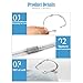 10Pcs 4 Inch Loose Leaf Binder Rings D Shape Binding Rings Large Nickel Plated Steel Book Keychain Ideal for Organizing Keys Paper Tape Household Office Cards Receipts Photos DIY Craft Supplies