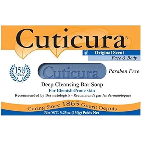 Cuticura Deep Cleansing Face and Body Soap, Original Scent 5.25 oz (Pack of 5) Cover