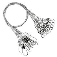 9Tong Süßwasser Draht Angelvorfach Rostfrei Hochleistungs Drahtvorfach Angeln Salzwasser Rigs Vorfächer Angeln Stahl #2 30lb 7.8in 40pcs